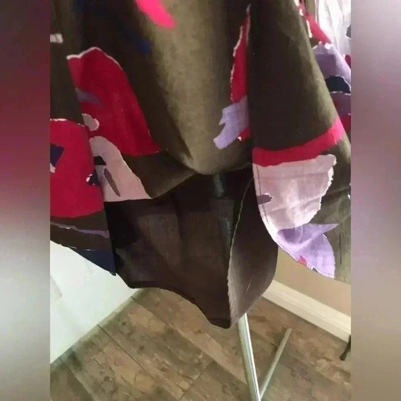 MOSSIMO BROWN PURPLE RED COTTON SKIRT SIZE 6 - Picture 5 of 5